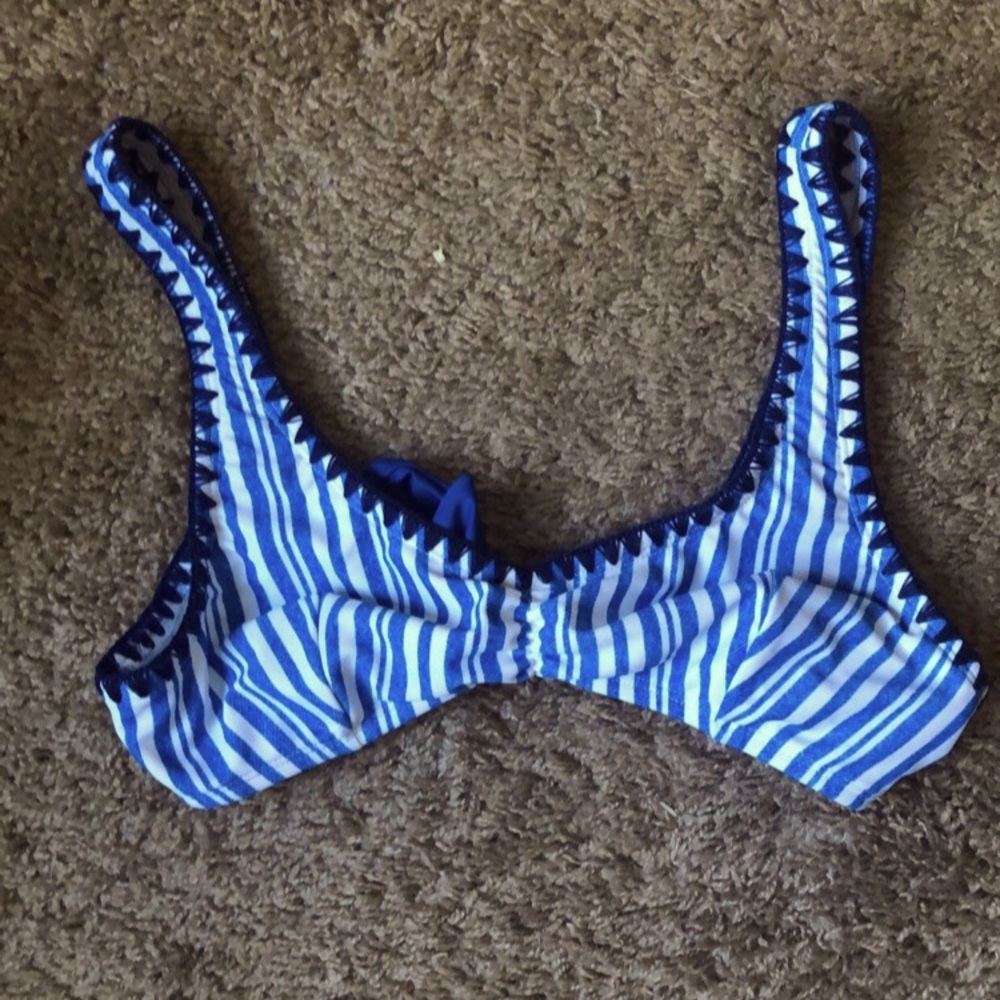 Striped Bikini Top